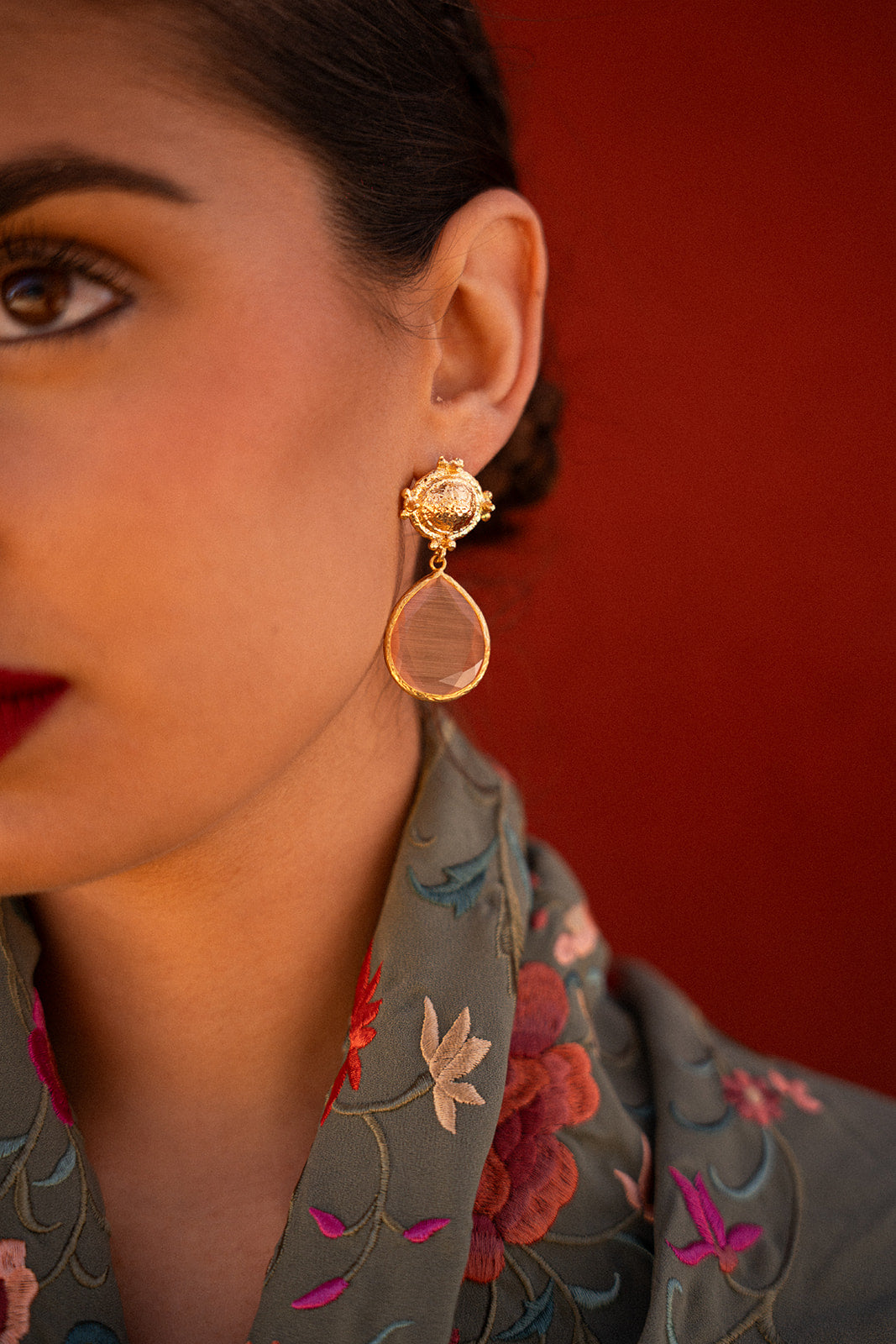 Pendientes Dorothy naranja