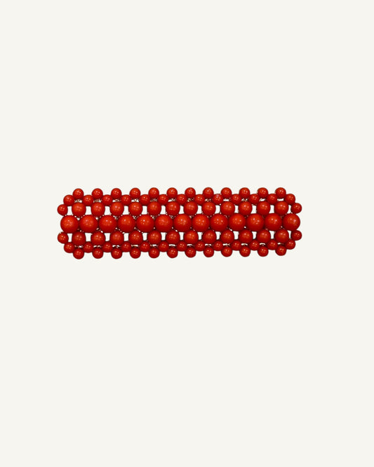 Broche Cayetana Naranja rojizo