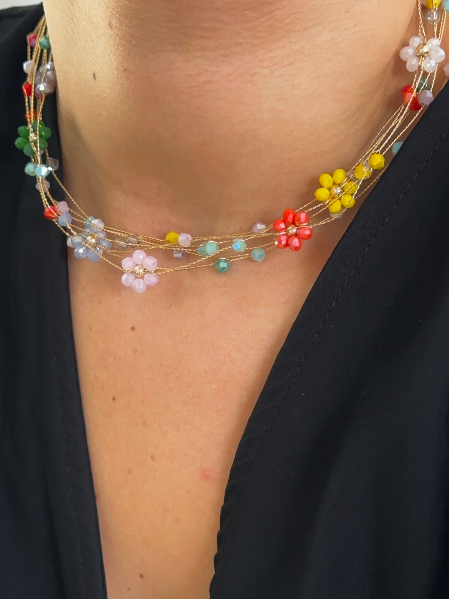 Collar Margaritas Multicolor