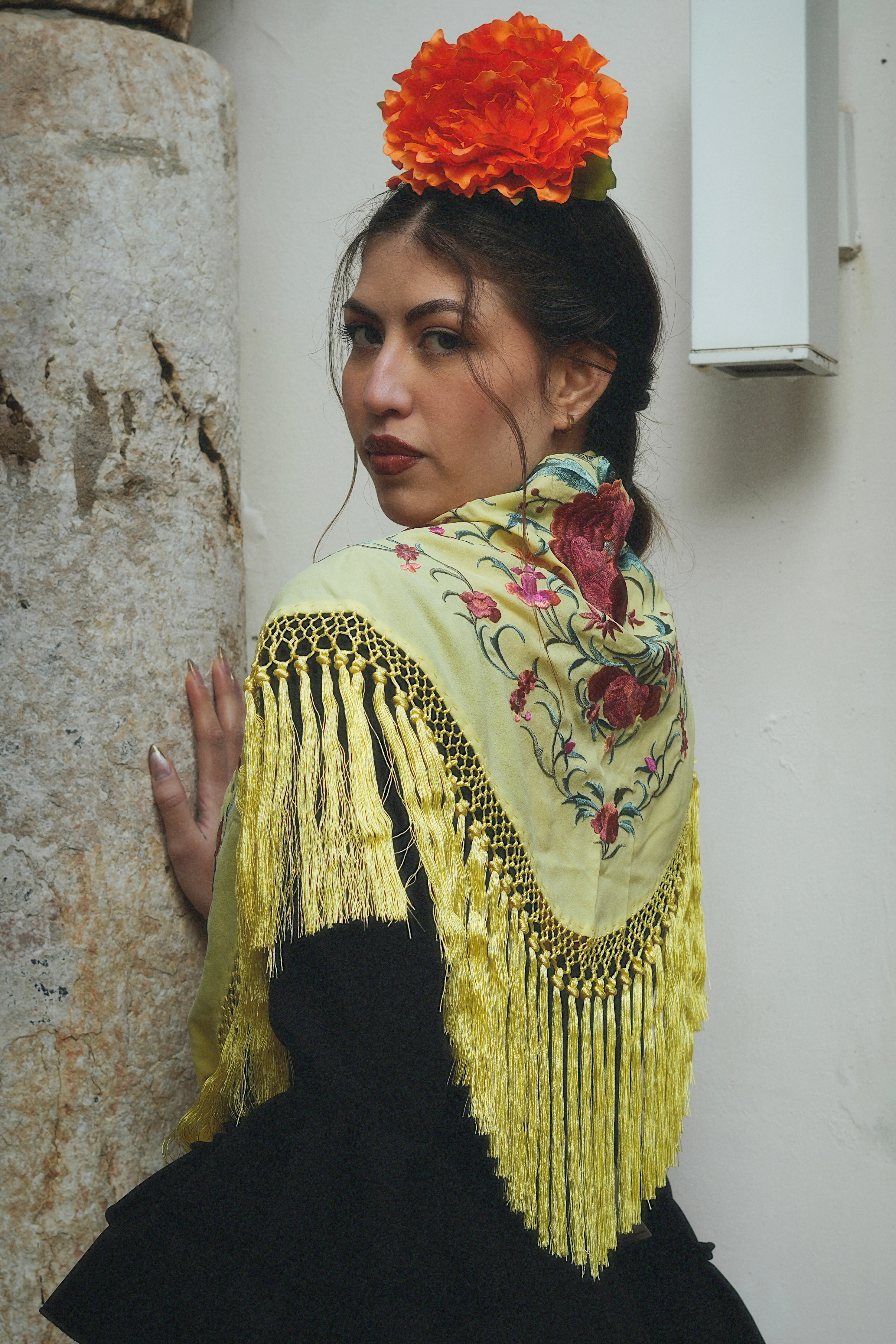 Mantoncillo Jaleo Amarillo con rosados