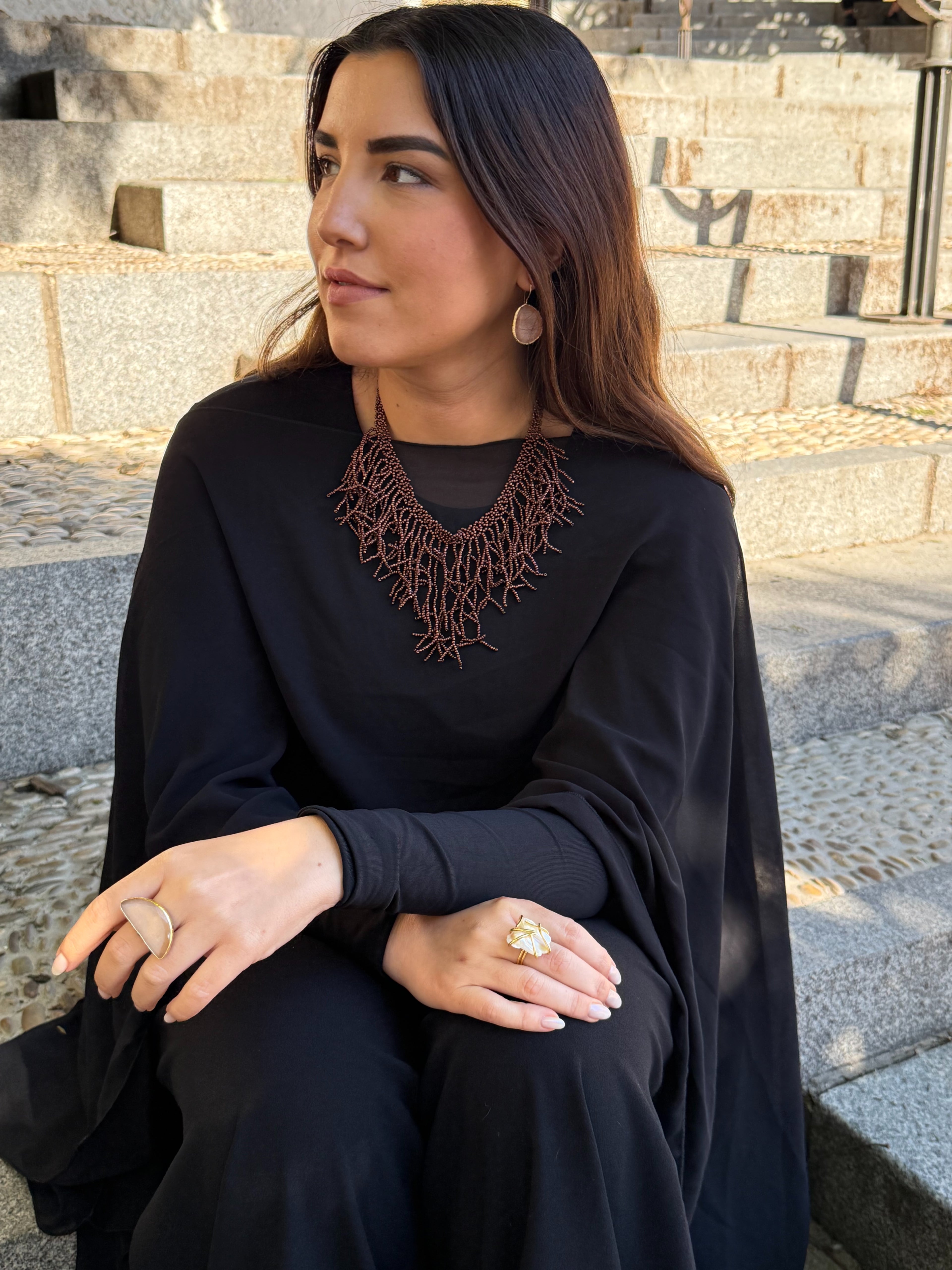 Collar Sofía Marrón