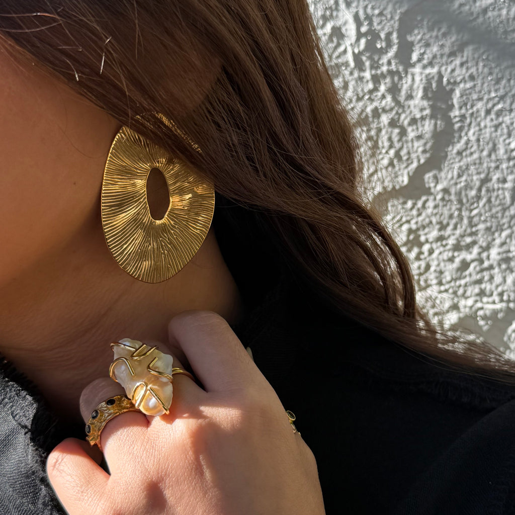 Pendientes Moneda Big