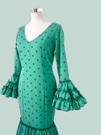 Vestido Triana Verde Turquesa