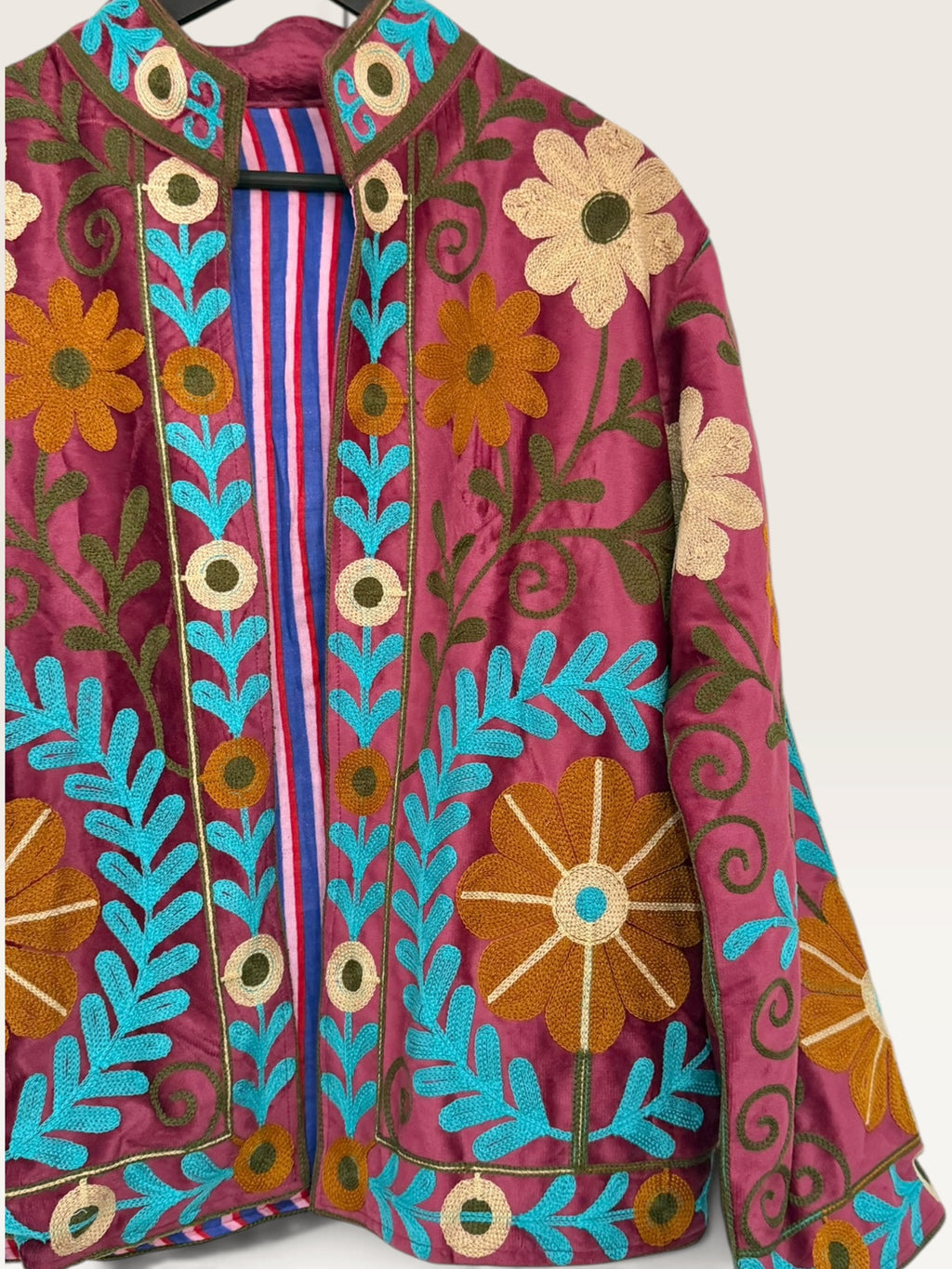 Chaqueta Terciopelo Ligera Flora