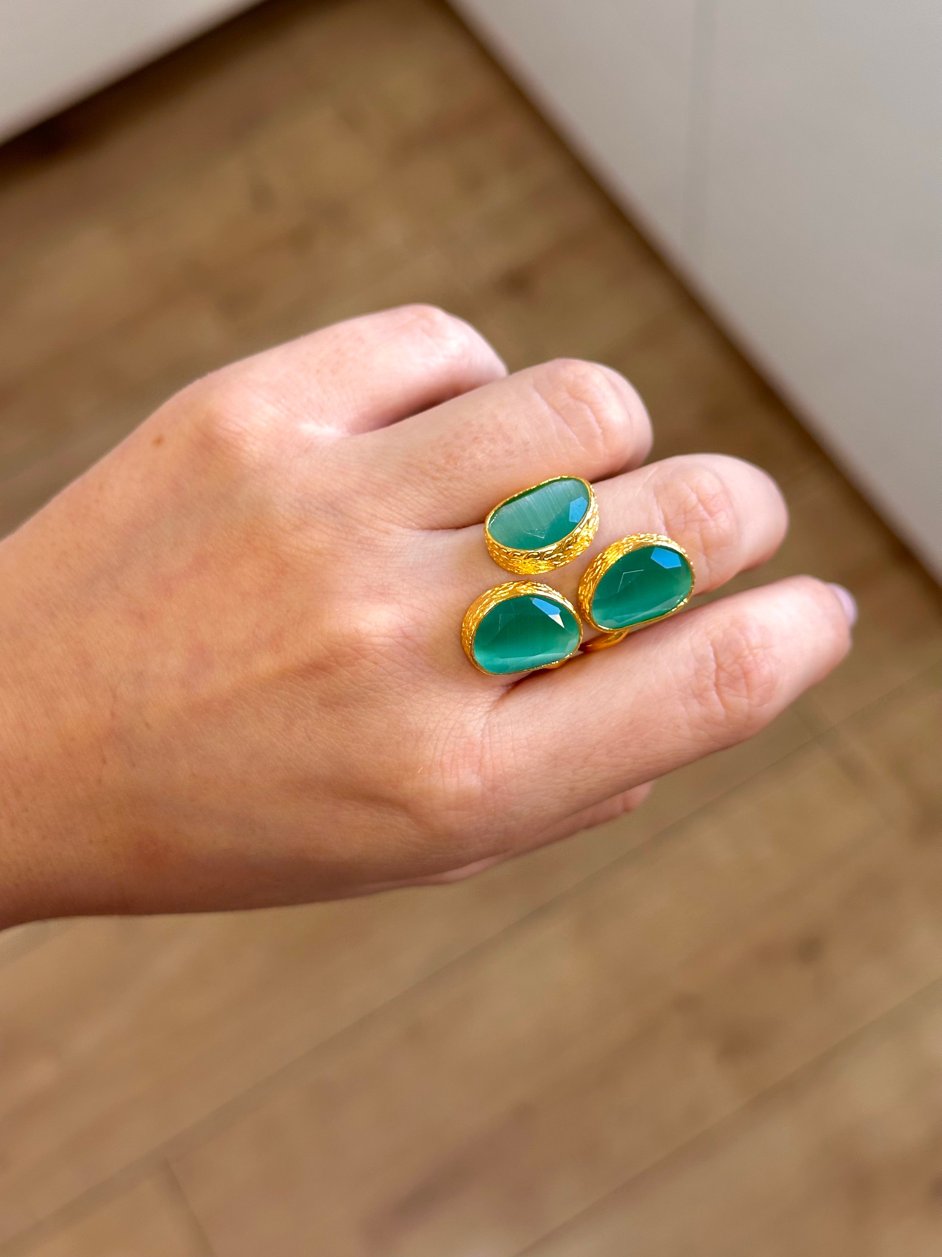 Anillo La Nuit Turquesa