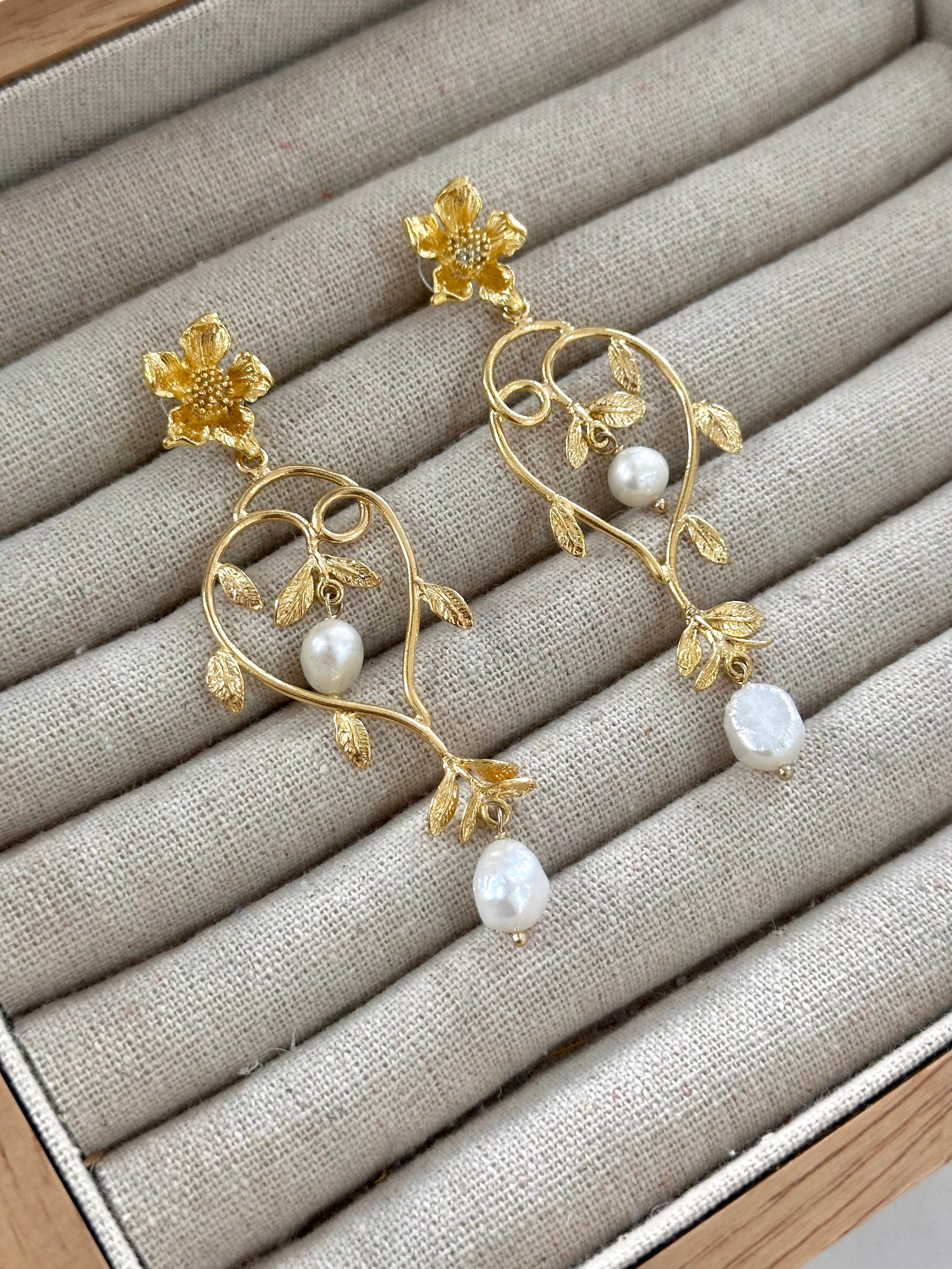 Pendientes Alicia Perla