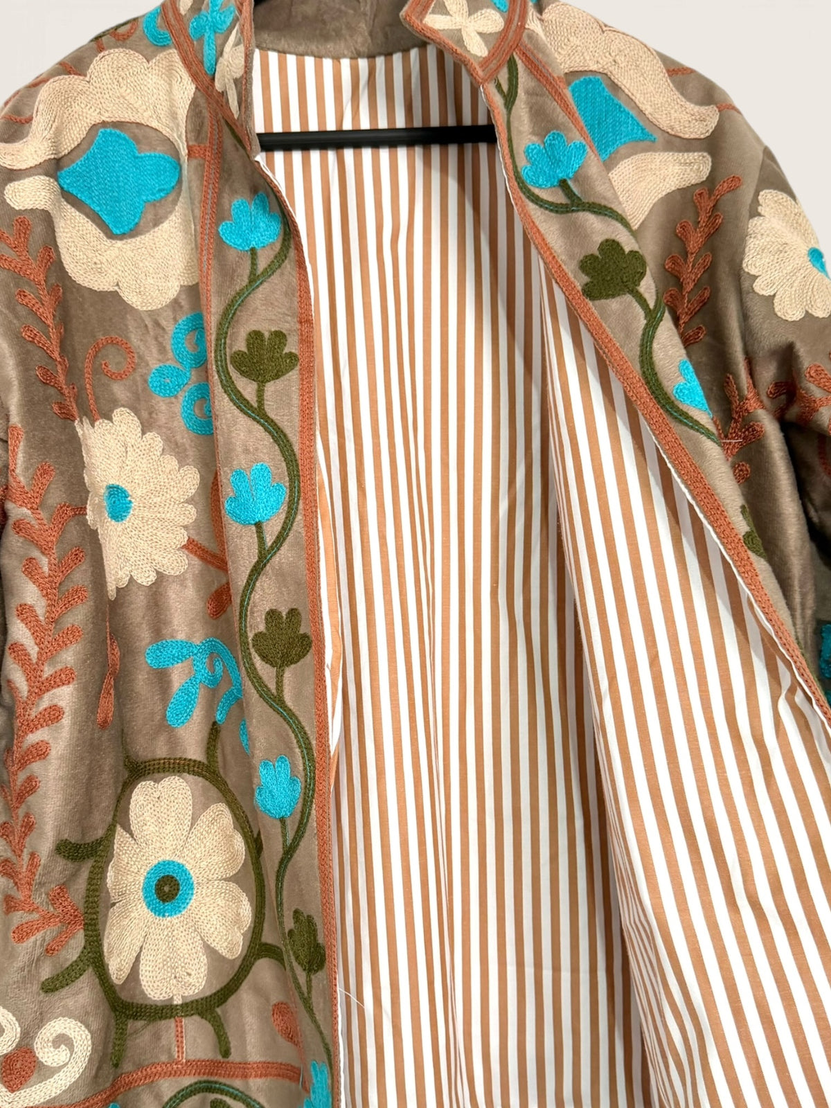 Chaqueta Terciopelo Ligera Flora