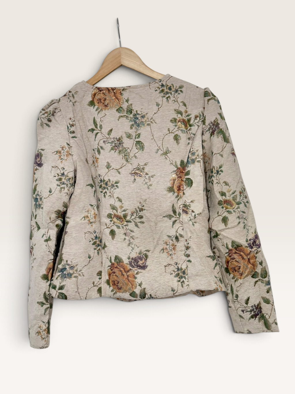 Chaqueta tapiz ajustada