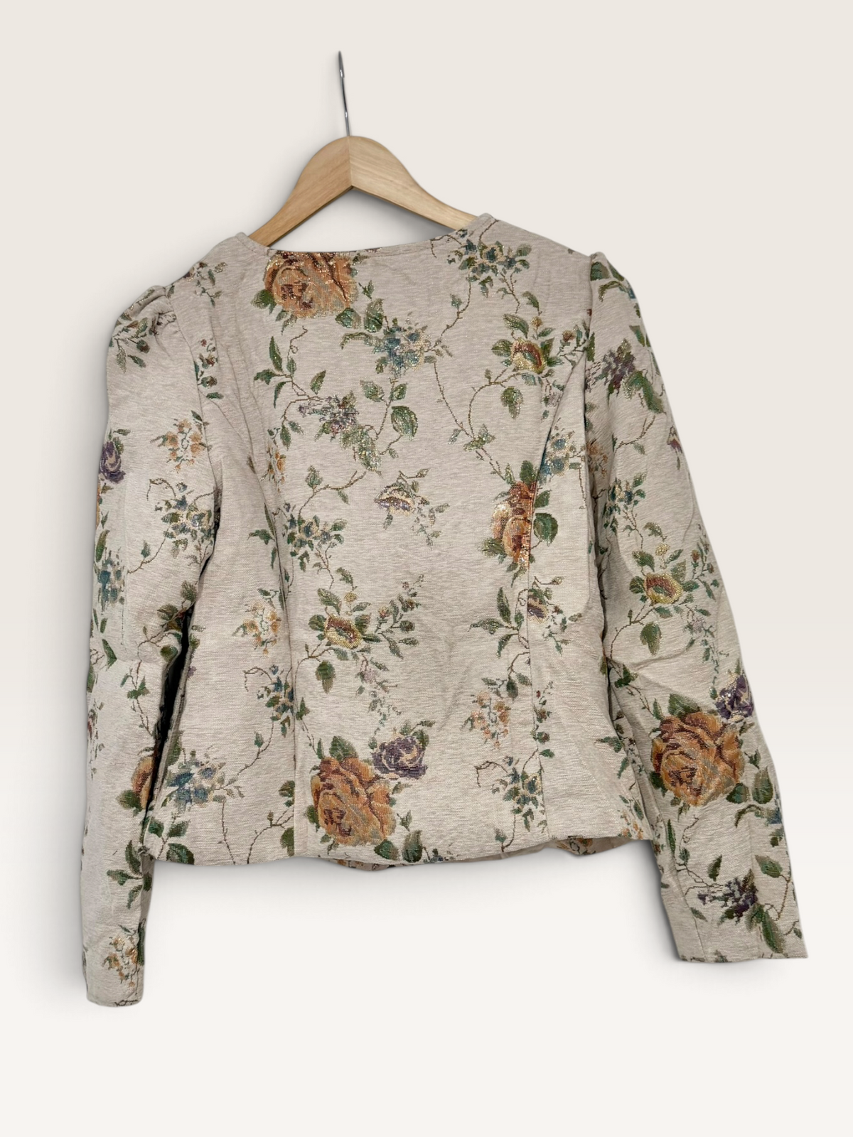 Chaqueta tapiz ajustada