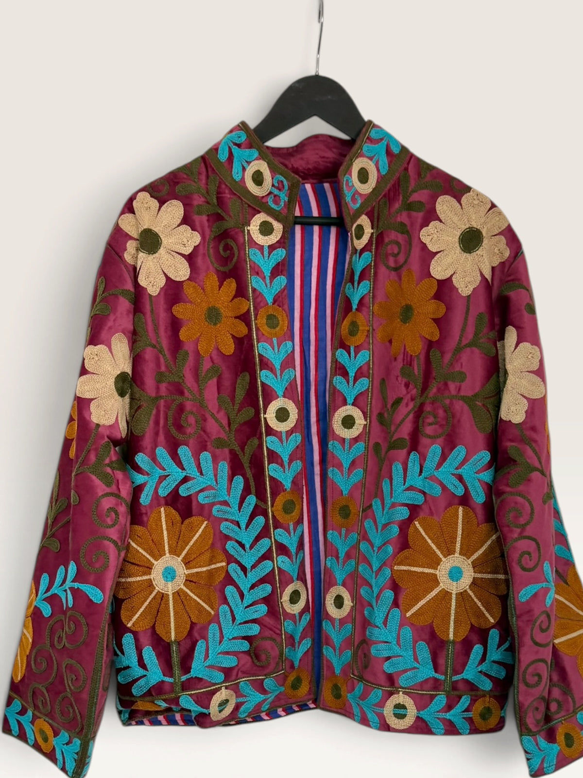 Chaqueta Terciopelo Ligera Flora