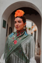 Mantoncillo Candela Verde Militar