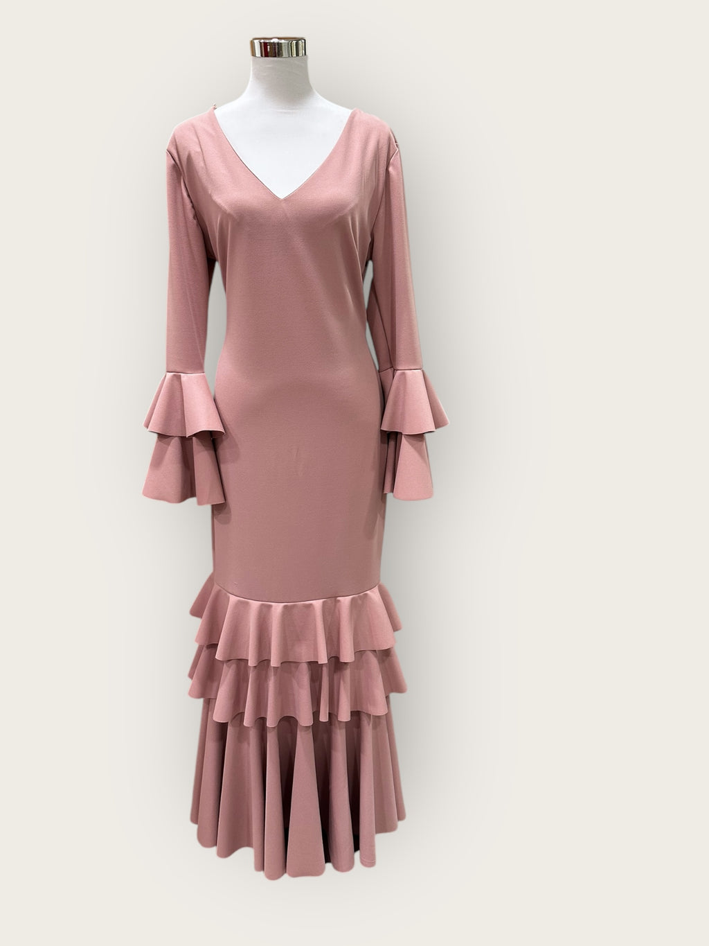 Vestido Sevilla Rosa Palo