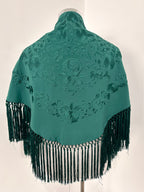 Mantoncillo Fantasía Verde Botella