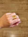 Anillo Agatha Naranja
