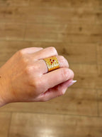 Anillo Agatha Naranja