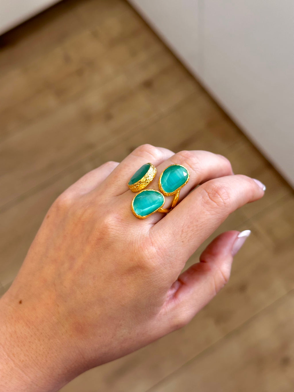 Anillo La Nuit Turquesa