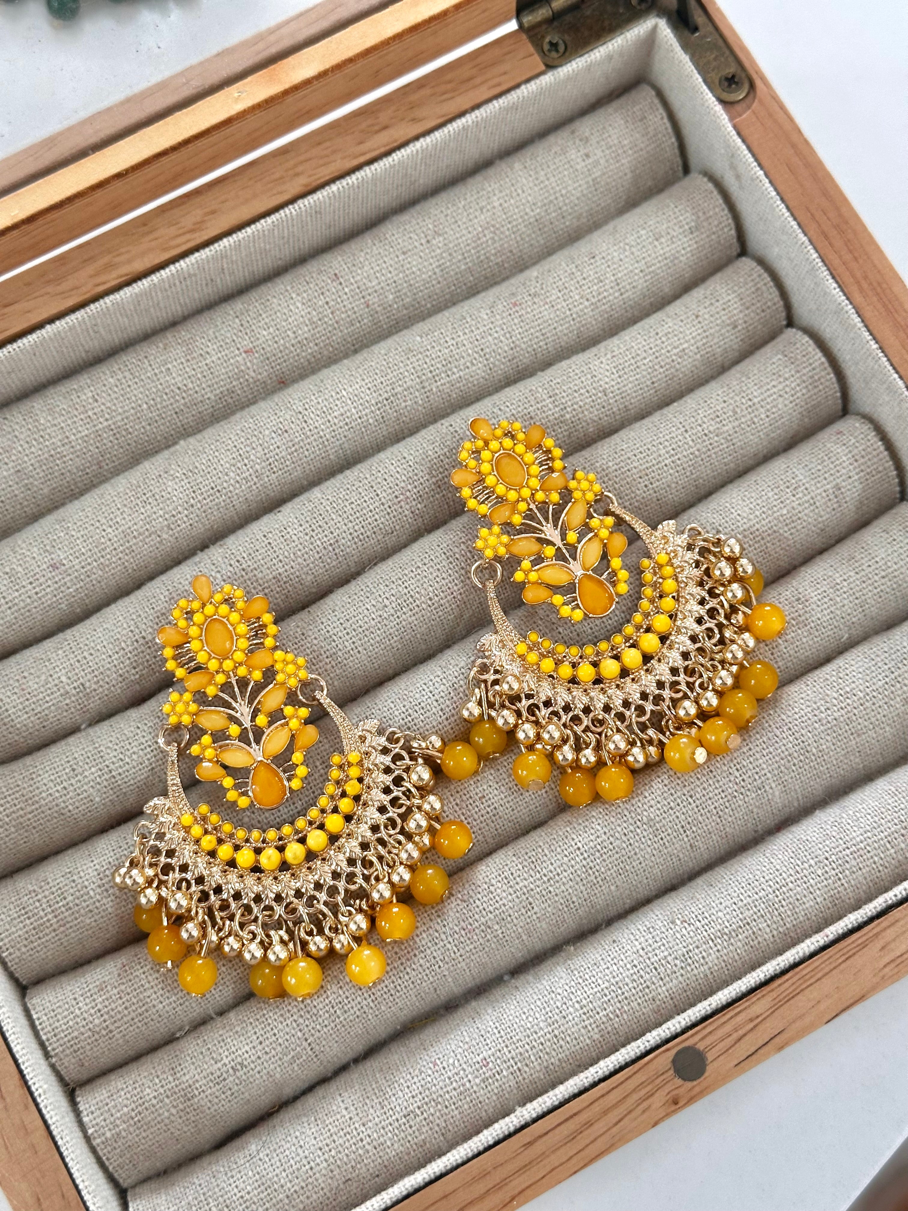 Pendientes Tailandia Amarillo