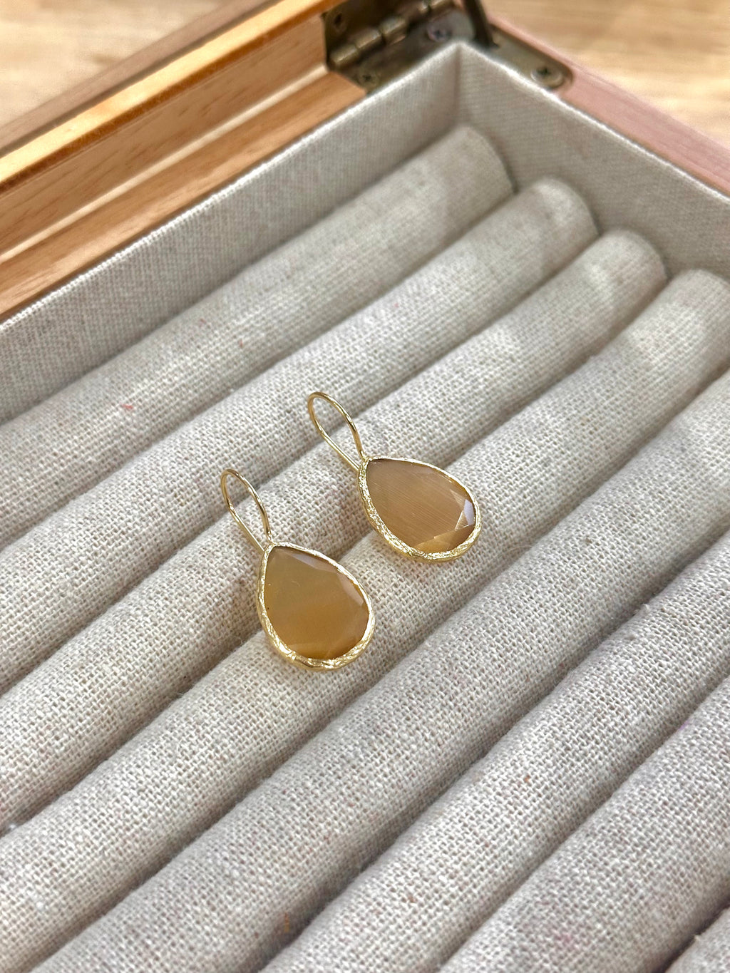 Pendiente lagrima tierra