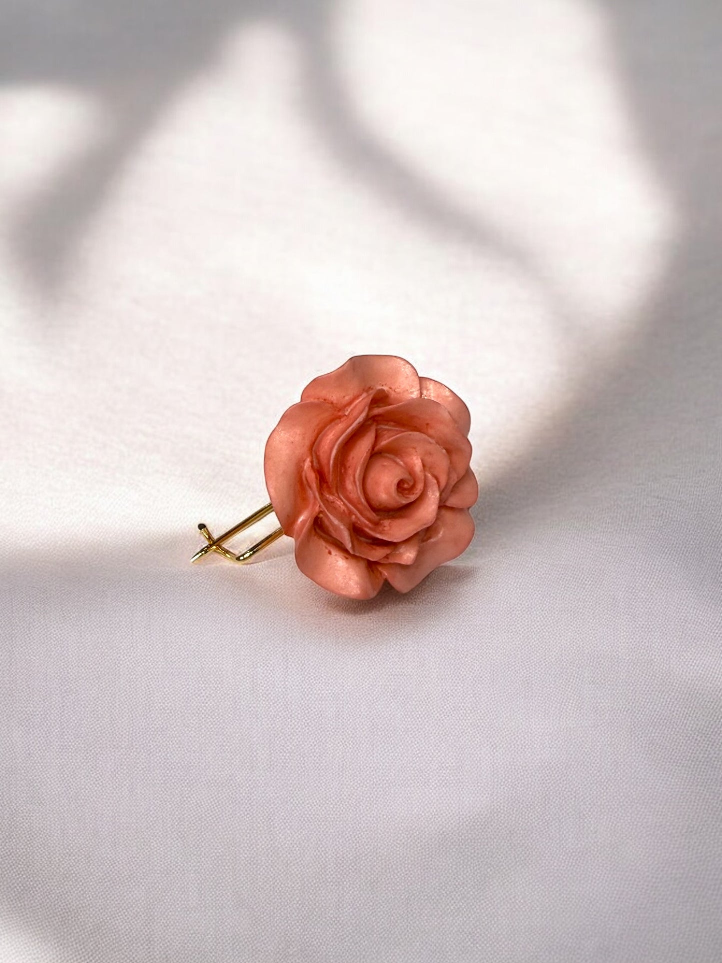 Broche Julieta Rosa Empolvado