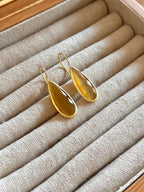 Pendientes lagrima big tierra