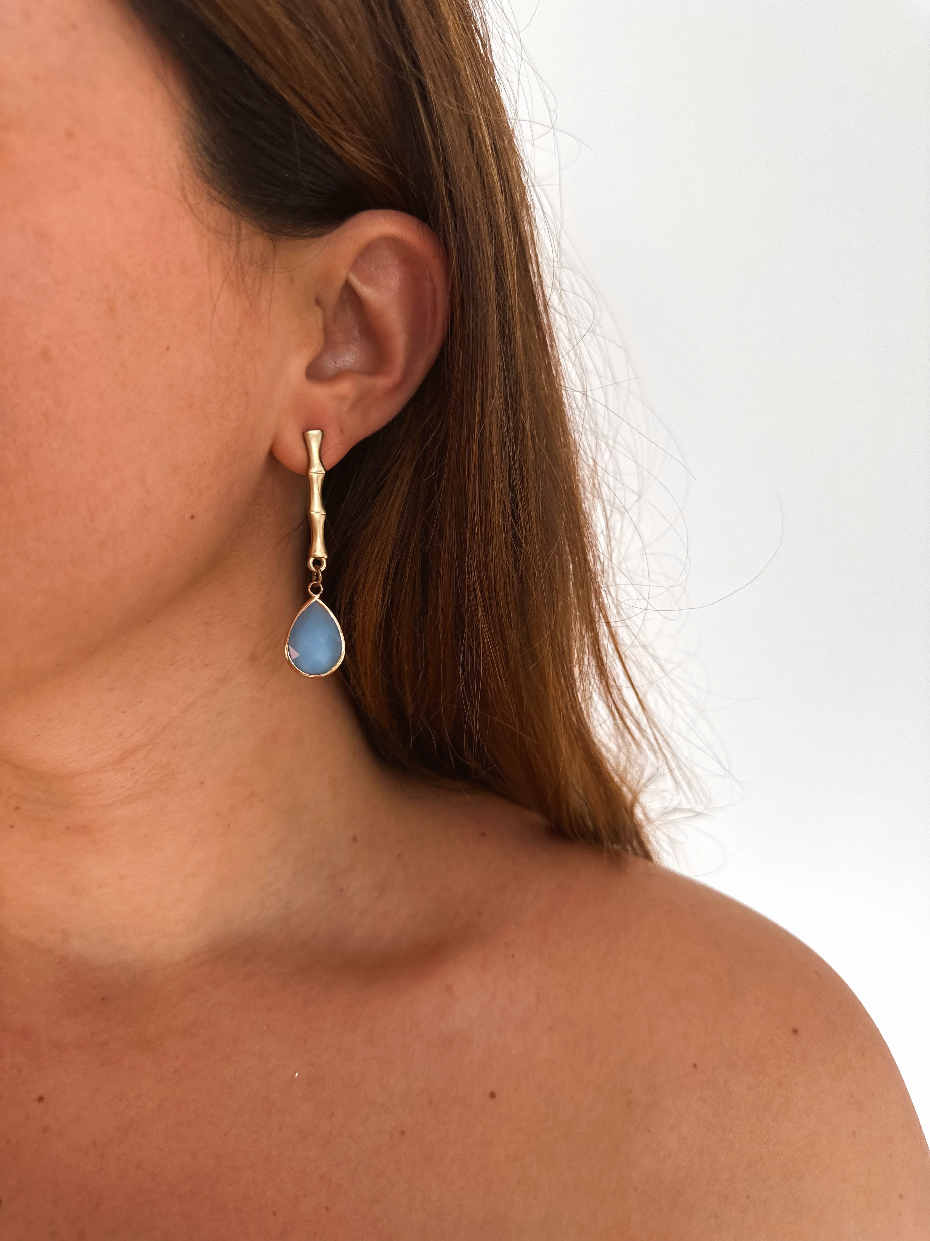 Pendientes Bali Lavanda