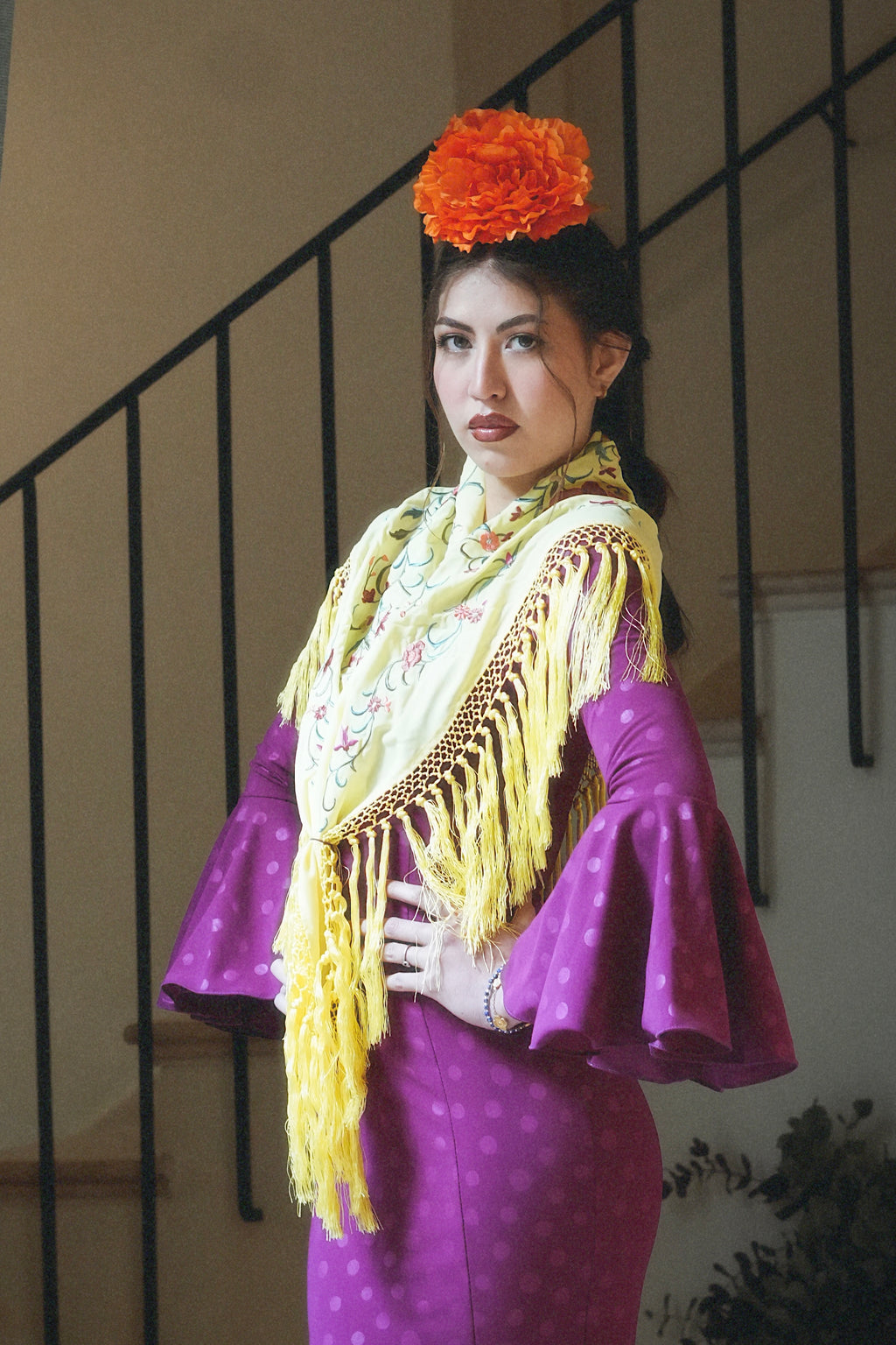 Mantoncillo Jaleo Amarillo con rosados