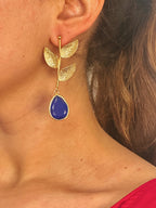 Pendientes Almería Azul Eléctrico