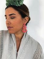 Pendientes Solera Rosa Coral