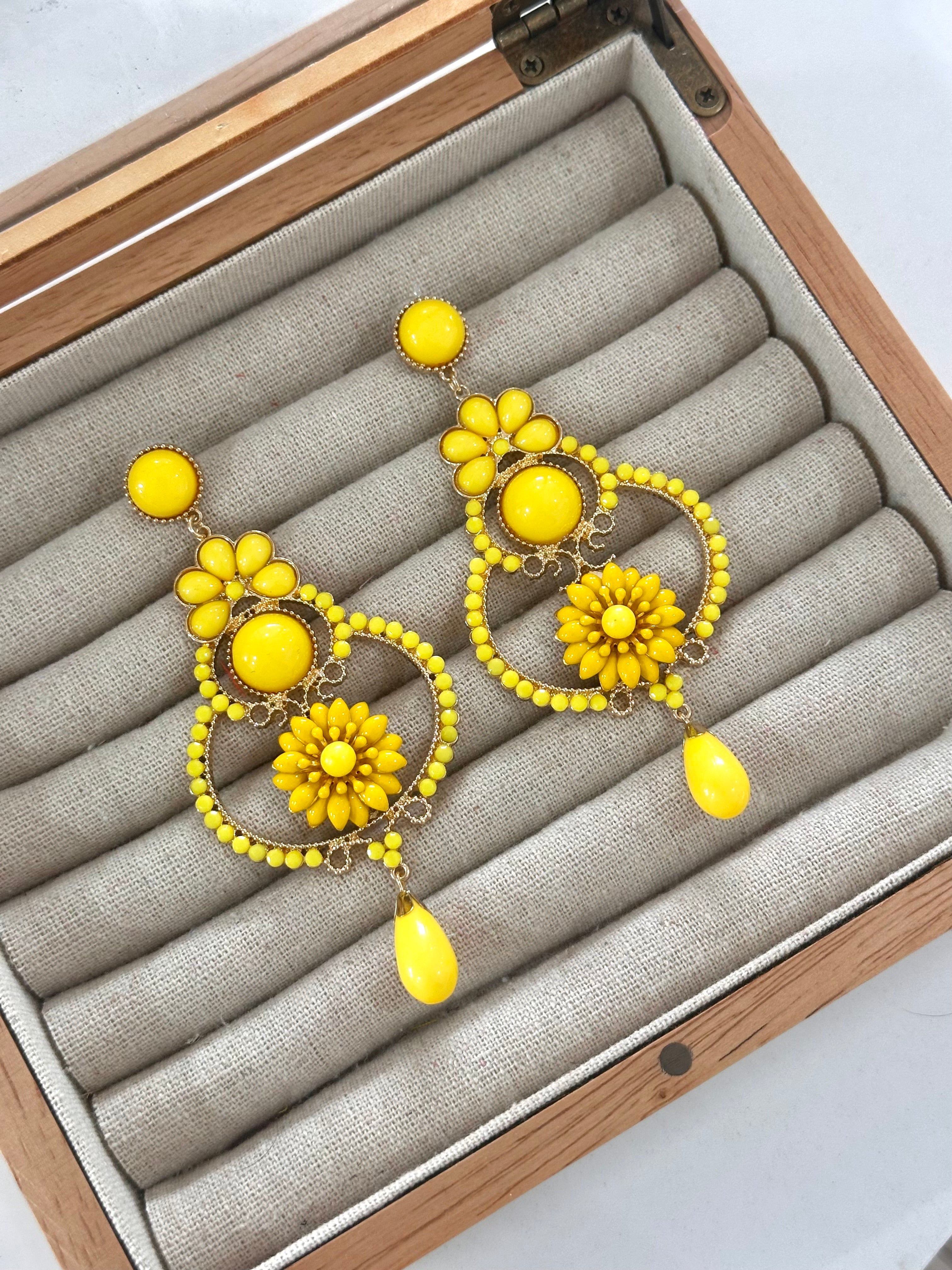 Pendientes Manuela Amarillo