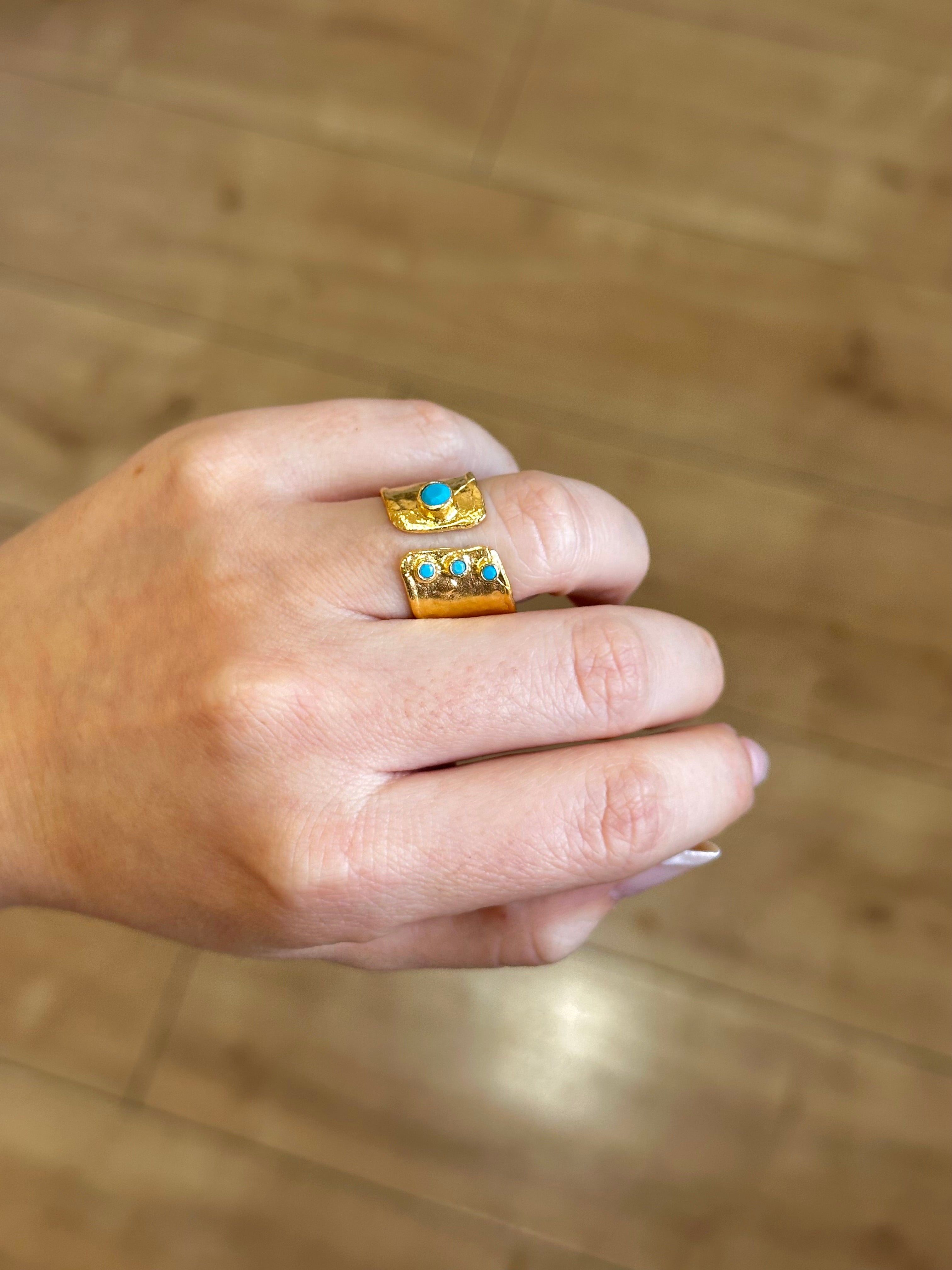 Anillo Martini Celeste