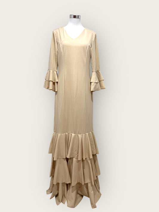 Vestido Carmela Beige