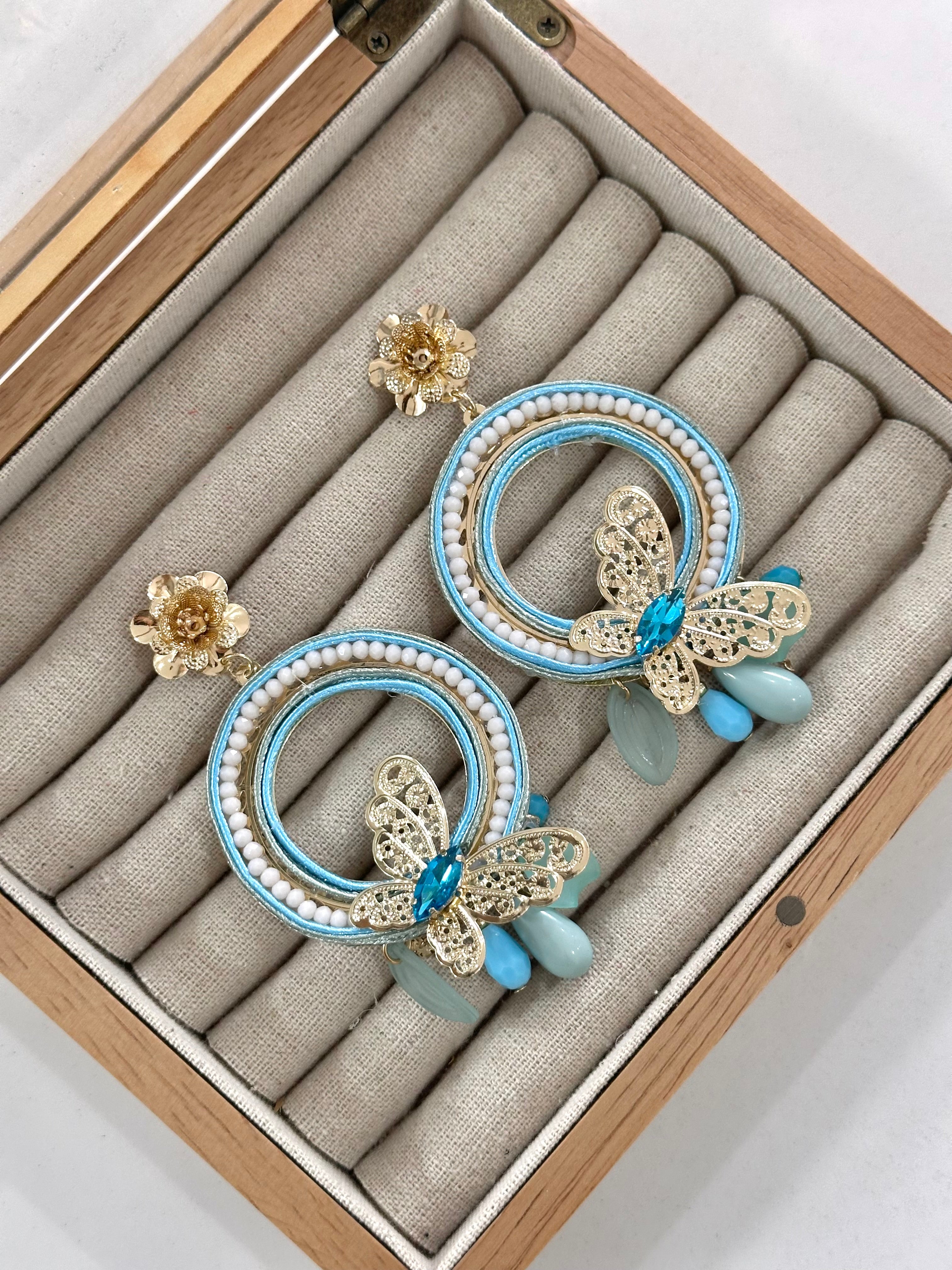 Pendientes Aurora Celeste