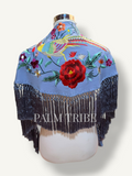 Mantoncillo Pájaro Cadete Azul