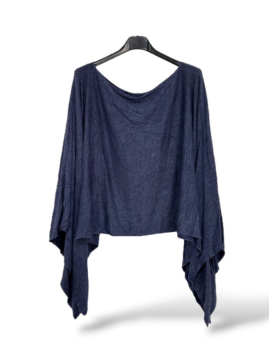 Poncho Vega azul