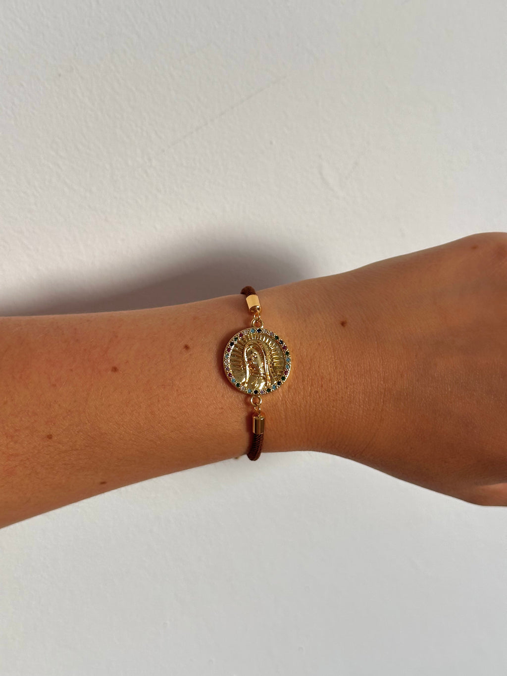 Pulsera Medalla Virgen Sagrado Corazón