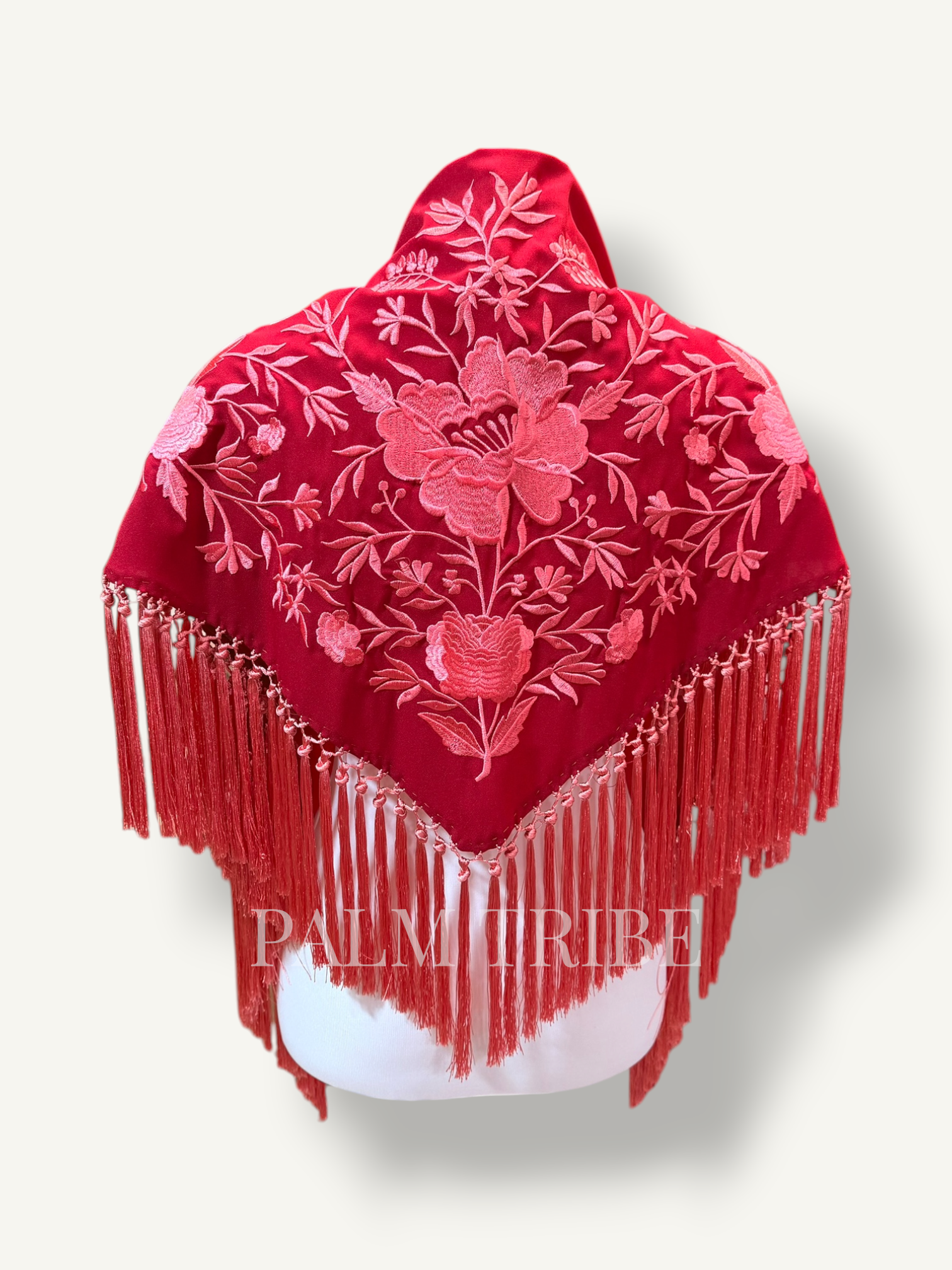 Mantoncillo Carmuca rojo y rosa