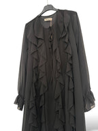 Vestido Chorreras negro