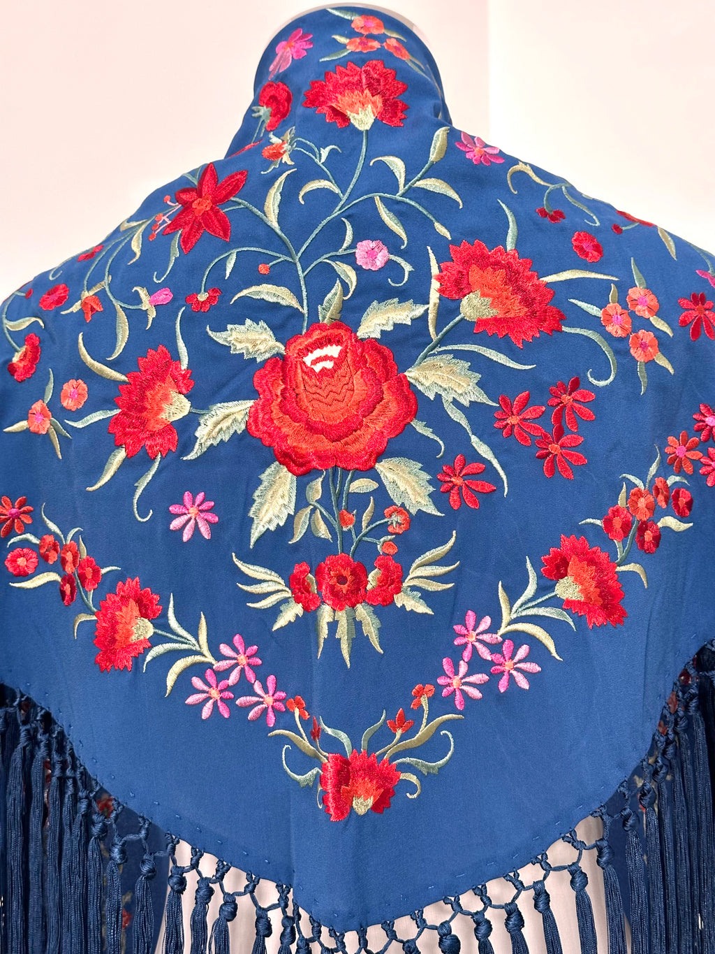 Mantoncillo Clavelines Azul Ducado