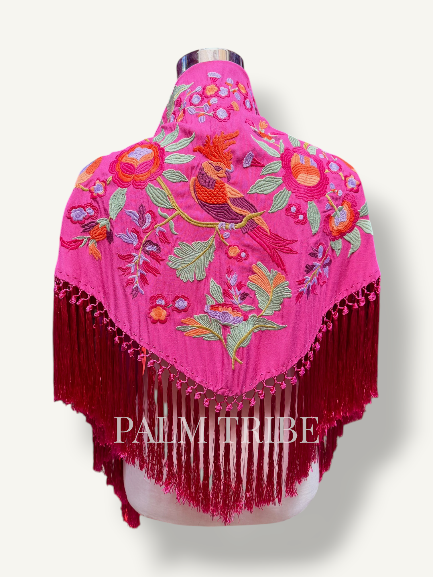 Mantoncillo Papagayo fucsia