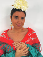 Pendientes Abanico Corales