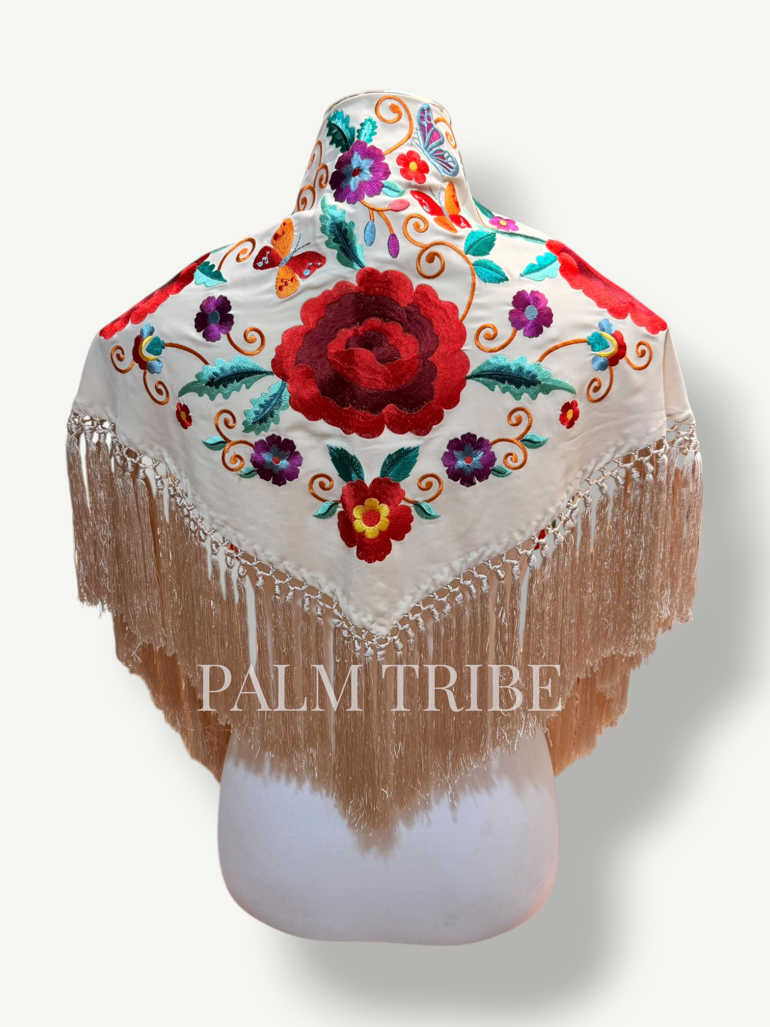 Mantoncillo Flor Cadete Beige