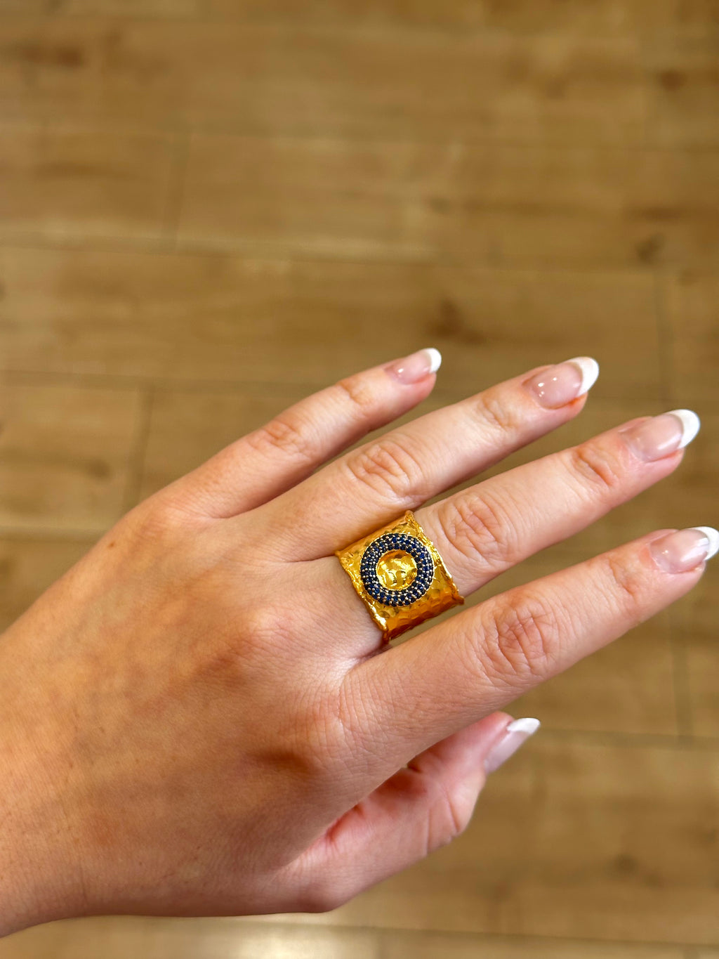 Anillo Maestranza Azul