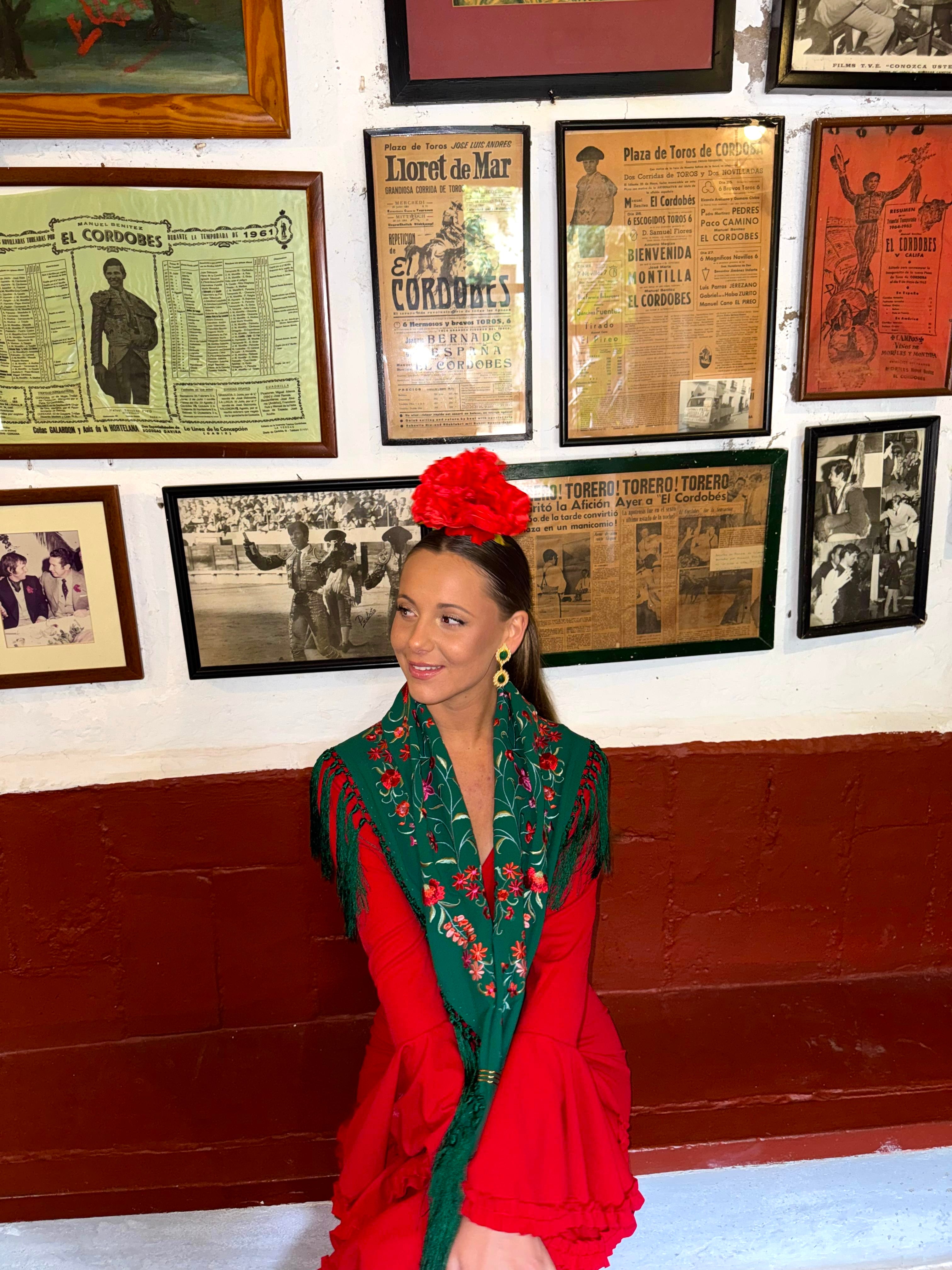 Vestido Carmesí Rojo