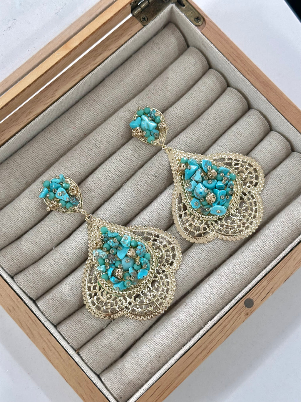 Pendientes Alhambra Turquesa