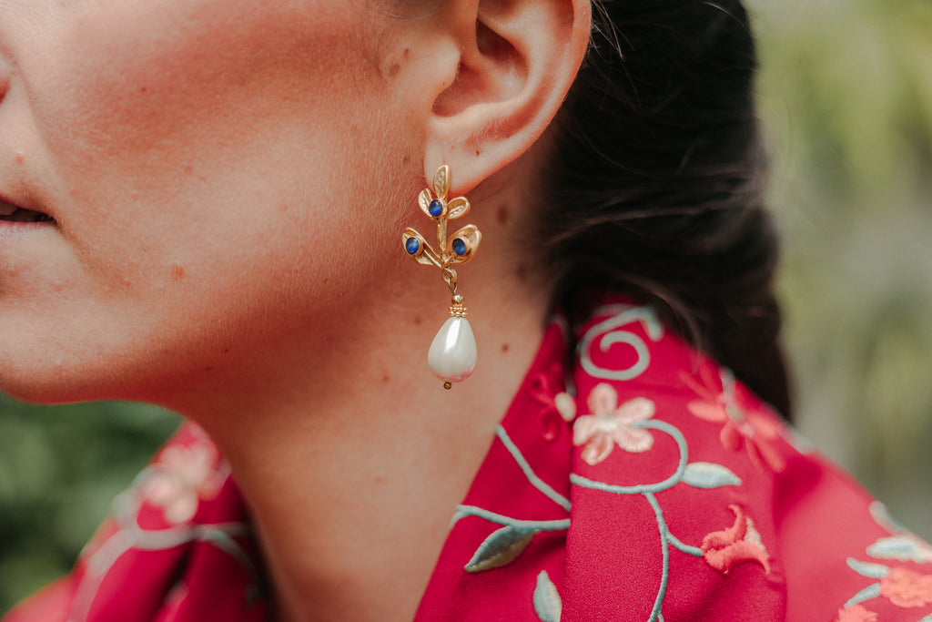 Pendientes Laurel Royal Blue