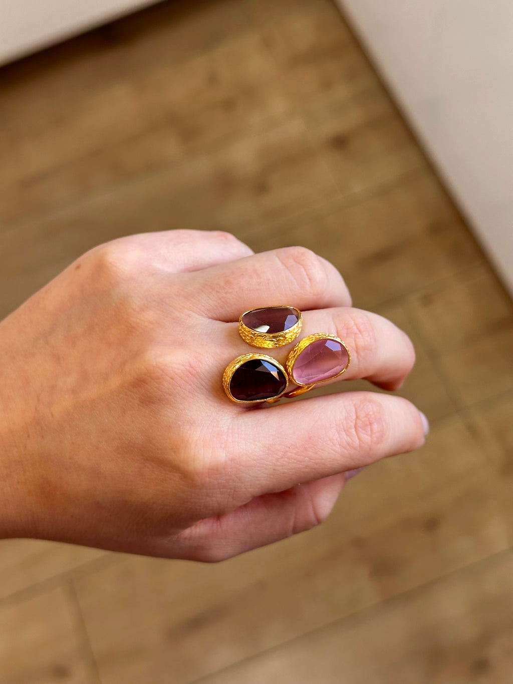 Anillo La Nuit Rosados