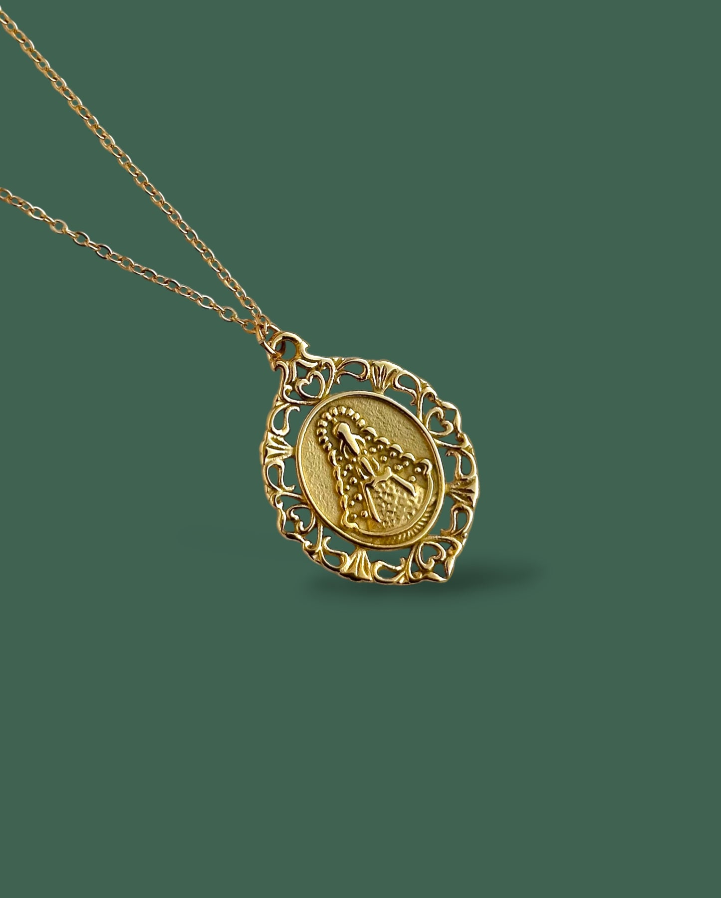 Collar medalla virgen del Rocío