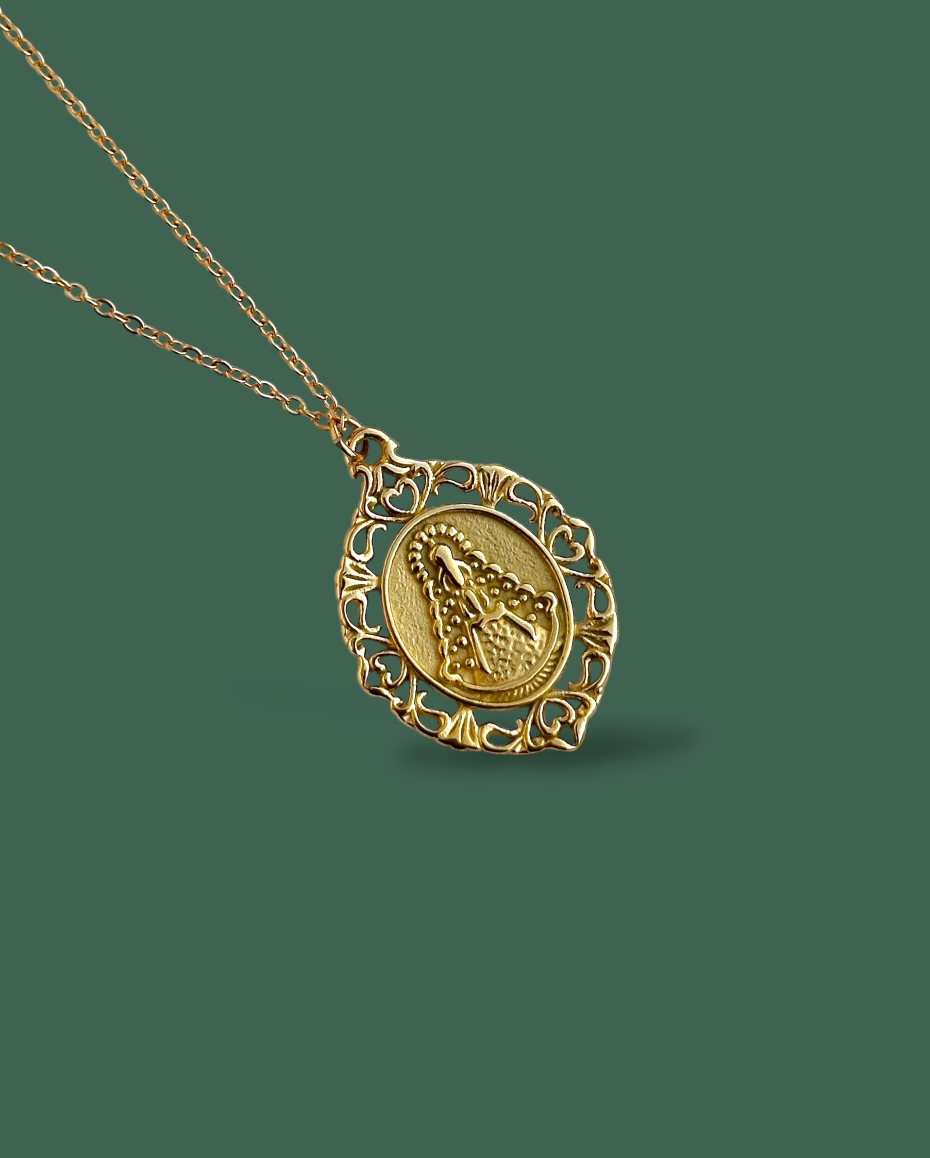 Collar medalla virgen del Rocío