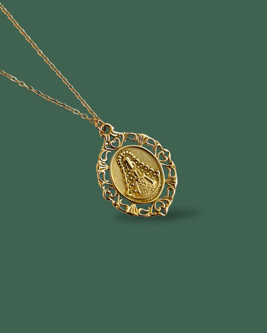 Collar medalla virgen del Rocío