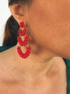 Pendientes Solera Rojo